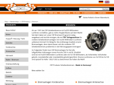 Screenshot der Domain csp-scheibenbremse.de