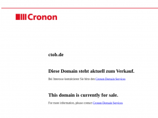 Screenshot der Domain ctob.de