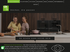 Screenshot von cucina.de