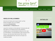 Screenshot von der-gruene-sand.de