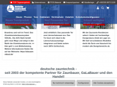 Screenshot der Domain deutsche-stahlzauntechnik.de