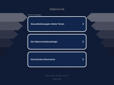 Screenshot der Domain diabecin.de