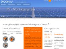 Screenshot der Domain diconal.de