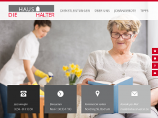 Screenshot der Domain diehaushaelter.de