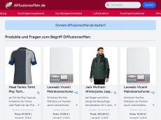 Screenshot der Domain diffusionsoffen.de