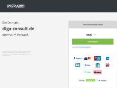Screenshot der Domain diga-consult.de