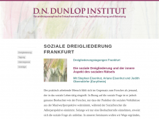 Screenshot der Domain dndunlop-institut.de