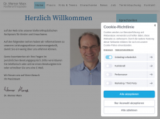 Screenshot der Domain dr-werner-marx.de