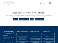 Screenshot der Domain dr-wolff-group.de