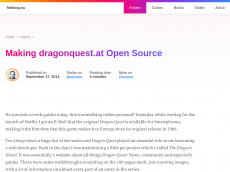 Screenshot der Domain dragonquest.at