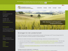 Screenshot der Domain drainage-thomsen.de