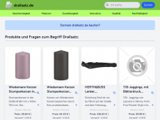 Screenshot der Domain drallsatz.de