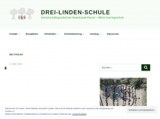 Screenshot der Domain drei-linden-schule-ranzel.de