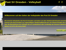 Screenshot von dresden-volleyball.de