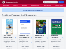 Screenshot der Domain dressurgerten.de