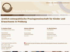 Screenshot der Domain drriedel.de