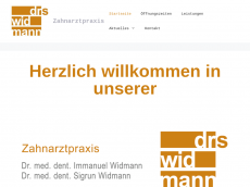 Screenshot der Domain drs-widmann.de
