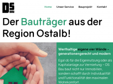 Screenshot der Domain dsbau-gmbh.de