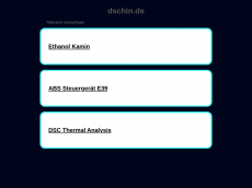 Screenshot der Domain dschin.de