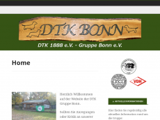 Screenshot der Domain dtk-bonn.de