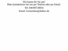 Screenshot der Domain dubiec.de
