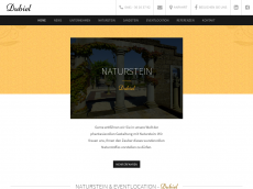 Screenshot der Domain dubiel-naturstein.de
