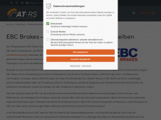 Screenshot der Domain ebc-brake.de