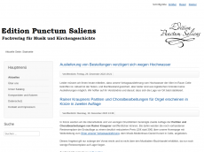 Screenshot der Domain edition-punctum-saliens.de