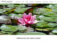Screenshot der Domain edition-sawitri.de