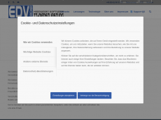 Screenshot der Domain edv-kircher.de