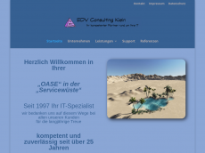 Screenshot der Domain edv-klein.de