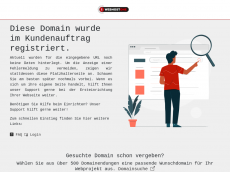 Screenshot der Domain efficientware.de