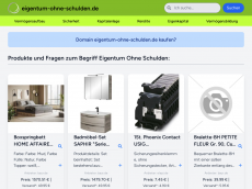 Screenshot der Domain eigentum-ohne-schulden.de