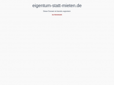 Screenshot der Domain eigentum-statt-mieten.de