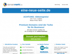 Screenshot der Domain eine-neue-seite.de