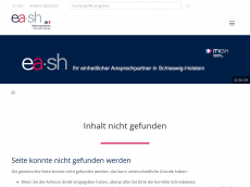 Screenshot der Domain einheitlicheransprechpartner-sh.de
