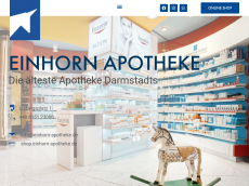 Screenshot der Domain einhorn-apotheke.de