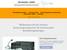 Screenshot der Domain ela-data.de