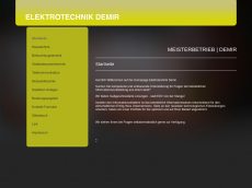 Screenshot der Domain elektro-demir.de