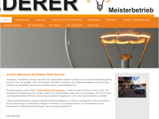 Screenshot der Domain elektro-niederer.de