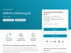Screenshot der Domain elektro-nienburg.de