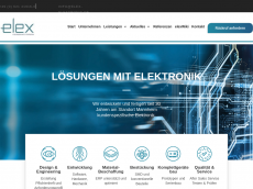 Screenshot der Domain elex-elektronic.de