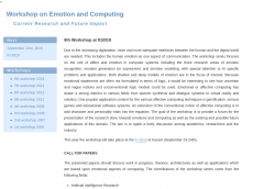 Screenshot von emotion-and-computing.de