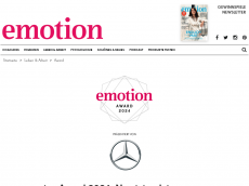 Screenshot der Domain emotion-award.de