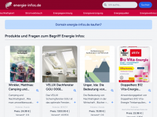 Screenshot der Domain energie-infos.de