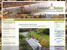 Screenshot der Domain energiedorf-bergheim.de