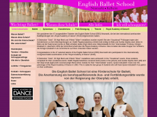 Screenshot der Domain english-ballet.de