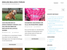 Screenshot der Domain english-bulldogforum.de