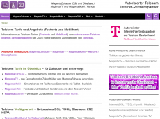 Screenshot der Domain entertainment-tarife.de