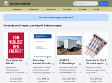 Screenshot der Domain entwertungen.de